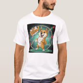 Cute Shiba Inu Dog T-shirt (Voorkant)