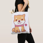 Cute Shiba Inu Dog Tote Bag (Dichtbij)