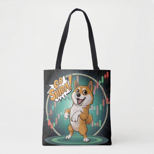 Cute Shiba Inu Dog Tote Bag (Voorkant)