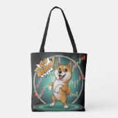 Cute Shiba Inu Dog Tote Bag (Achterkant)