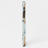 Cute Shiba Inu Enchanted Winter Snow Garden Drawin iPhone Hoesje (Linkerkant)