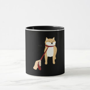 Cute shiba inu   Grappig ontwerp van de nope hond Mok