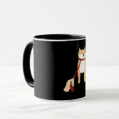Cute shiba inu | Grappig ontwerp van de nope hond Mok (Voorkant links)
