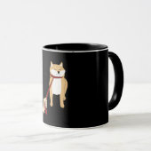 Cute shiba inu | Grappig ontwerp van de nope hond Mok (Voorkant rechts)