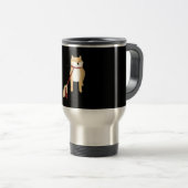 Cute shiba inu | Grappig ontwerp van de nope hond Reisbeker (Voorkant rechts)