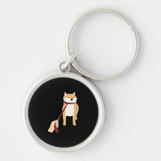 Cute shiba inu | Grappig ontwerp van de nope hond Sleutelhanger (Voorkant)