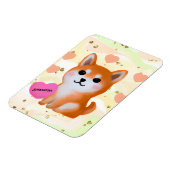 Cute Shiba Inu Hearts | Voor Hondenliefhebber Magneet (Linkerzijde)
