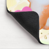 Cute Shiba Inu Hearts | Voor Hondenliefhebber Muismat (Hoek)