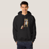 Cute Shiba Inu Nope - Doge Meme Hoodie (Voorkant volledig)