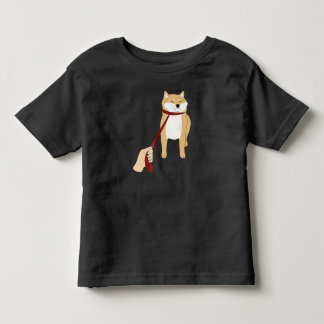 Cute Shiba Inu Nope - Doge Meme Kinder Shirts