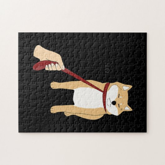 Cute Shiba Inu Nope - Doge Meme Legpuzzel (Horizontaal)