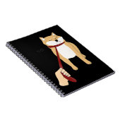 Cute Shiba Inu Nope - Doge Meme Notitieboek (Rechterzijde)