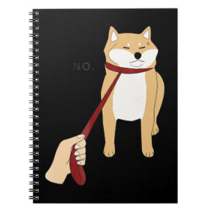 Cute Shiba Inu Nope - Doge Meme Notitieboek