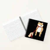 Cute Shiba Inu Nope - Doge Meme Notitieboek (Binnen)