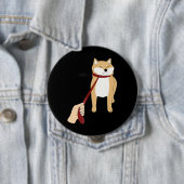 Cute Shiba Inu Nope - Doge Meme Ronde Button 4,0 Cm (In situ)