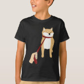 Cute Shiba Inu Nope - Doge Meme T-shirt (Voorkant)