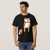 Cute Shiba Inu Nope - Doge Meme T-shirt (Voorkant volledig)