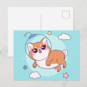 Cute Shiba Inu Pup Briefkaart (Voorkant / Achterkant)