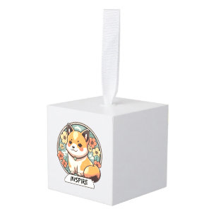 Cute Shiba Inu Pup Decoratie