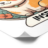 Cute Shiba Inu Pup Poster (Hoek)