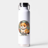 Cute Shiba Inu Pup Waterfles (Voorkant)