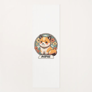 Cute Shiba Inu Pup Yogamat