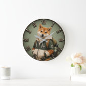 Cute Shiba Inu Puppy Grote Klok (Huis)