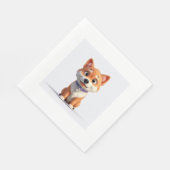 Cute Shiba Inu Servet (Hoek)