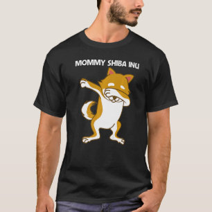 Cute Shiba Inu voor vrouwen mama Japan Breed Anima T-shirt