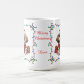 Cute Shih Tzu Christmas Mug Koffiemok (Center)