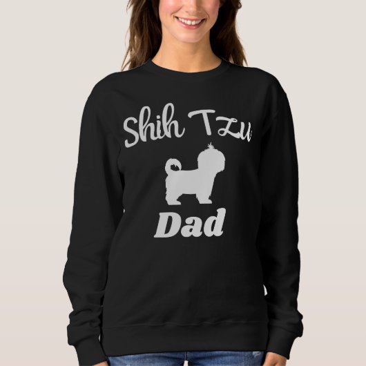 Cute Shih Tzu Dad Dog Trui (Voorkant)