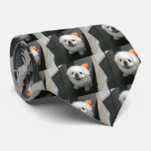 Cute shih tzu die naar de camera kijkt stropdas (Opgerold)