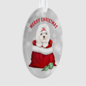 Cute Shih Tzu Dog Gift Surprise Ornament (voorkant)