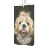 Cute Shih Tzu face Luchtverfrisser (Links)