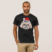 Cute Shih tzu kerstPet Dog Big T-shirt (Voorkant volledig)