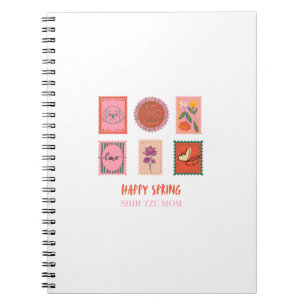 Cute Shih Tzu Lente Stempel Notitieboek