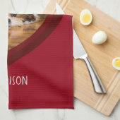 Cute shih tzu love Valentijn hartfoto Theedoek (Quarter Fold)