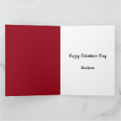 Cute shih tzu love Valentijn Kaart (Binnen)