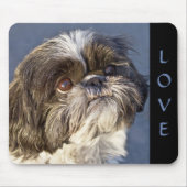 Cute Shih Tzu Lover Puppy Dog mama Muismat (Voorkant)