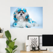 Cute Shih Tzu Poster (Thuiskantoor)