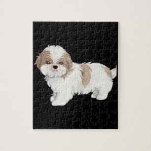 Cute Shih Tzu Puppy Legpuzzel