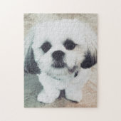 Cute Shih Tzu Puppy Puzzle - GREAT GIFT! Legpuzzel (Verticaal)
