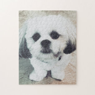 Cute Shih Tzu Puppy Puzzle - GREAT GIFT! Legpuzzel