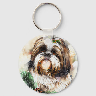 Cute Shih Tzu Sleutelhanger
