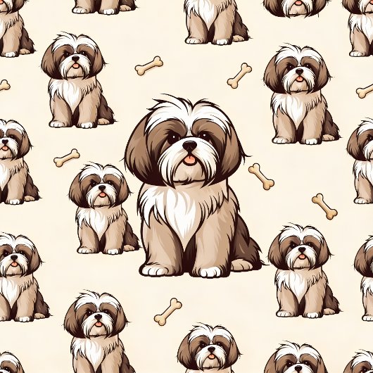 Cute Shih Tzu  Sokken