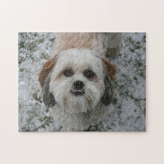 Cute Shih Tzu Underbeet Puzzle Legpuzzel (Horizontaal)