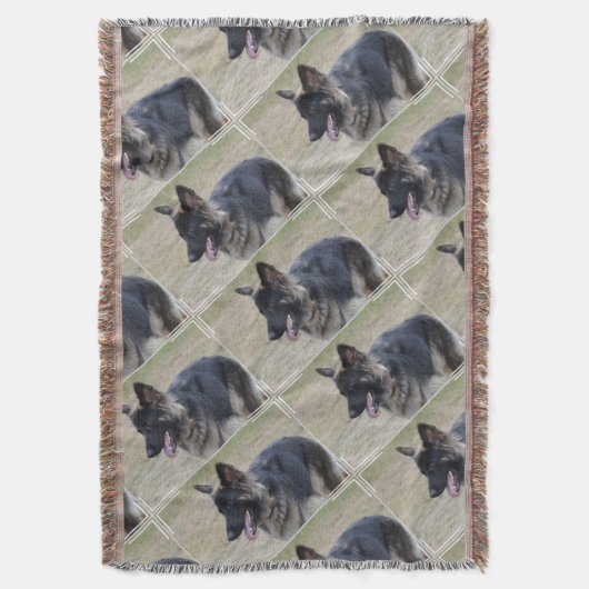 Cute Shiloh Shepherd Deken (Voorkant Verticaal)