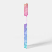 Cute Shimmering Rainbow Hearts, gepersonaliseerd iPhone Hoesje (Rechterkant)