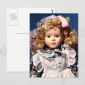 Cute Shirley Temple Doll Briefkaart (Voorkant / Achterkant)