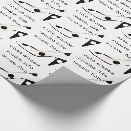 Cute Shoes Cadeaupapier (Hoek)